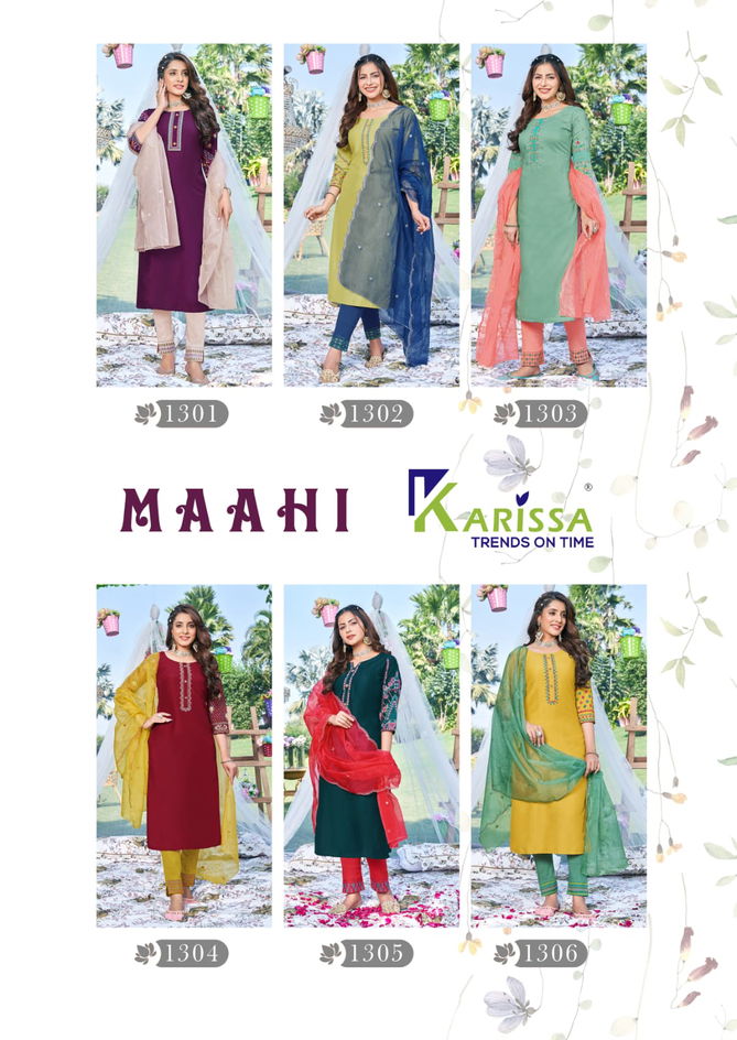 Karissa Maahi Fancy Ethnic Wear Wholesale Readymade Salwar Suits Catalog